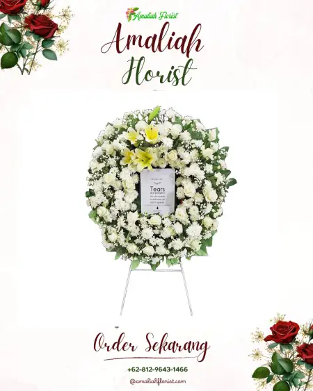 Krans Bunga Duka mojoagung jombang